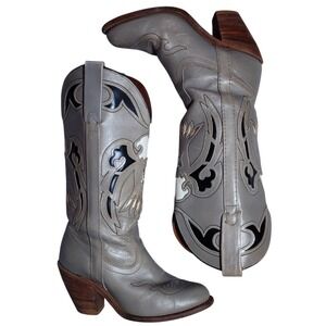 Vintage Miss Capezio Boots Women's Size 6.5M Eagle Cowboy Cowgirl Made In USA